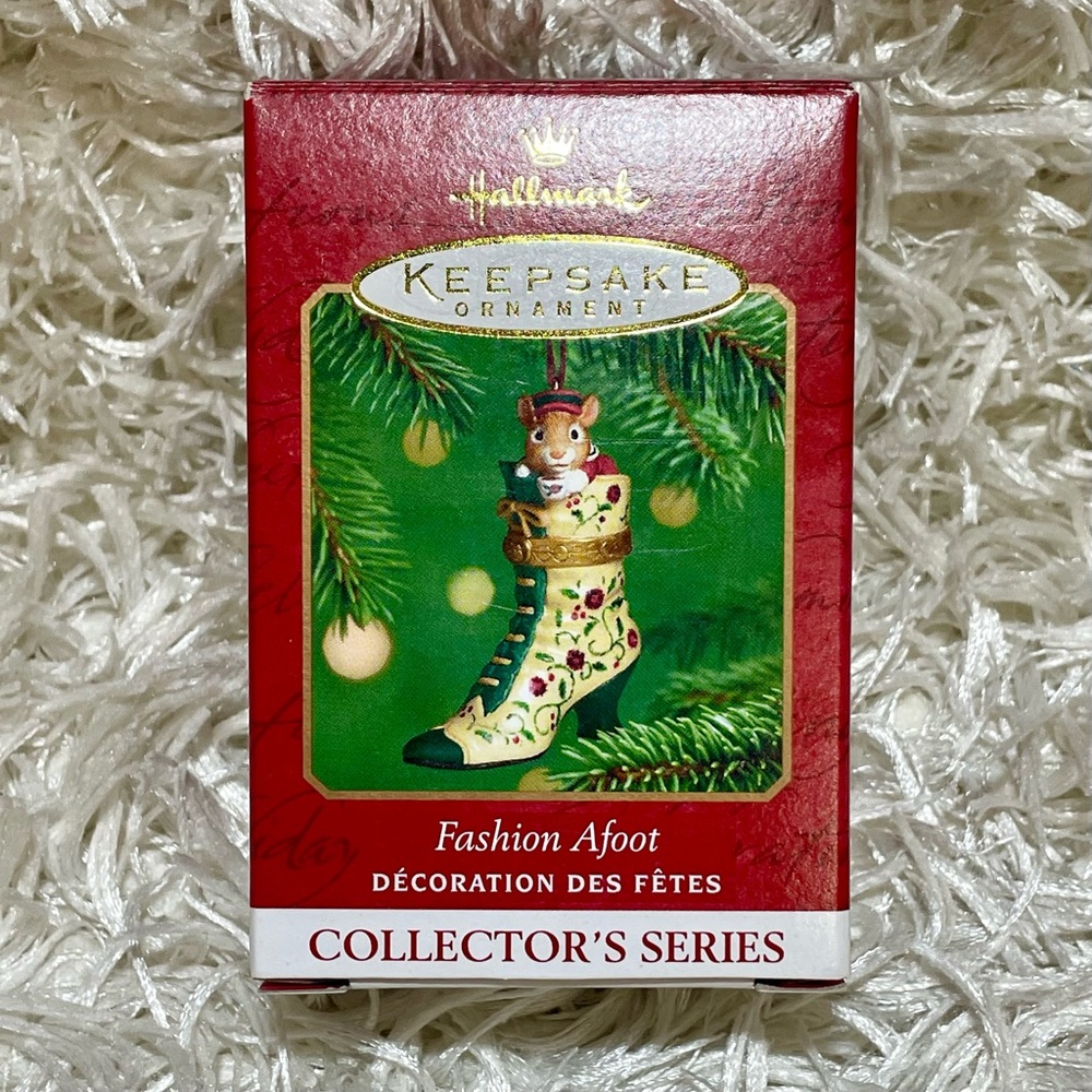 Hallmark Keepsake Ornament Fashion Afoot Joanne Eschrich 2001 Collector's Series